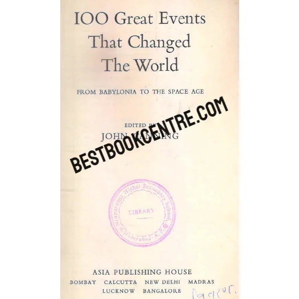100 Great Events the Changed the World