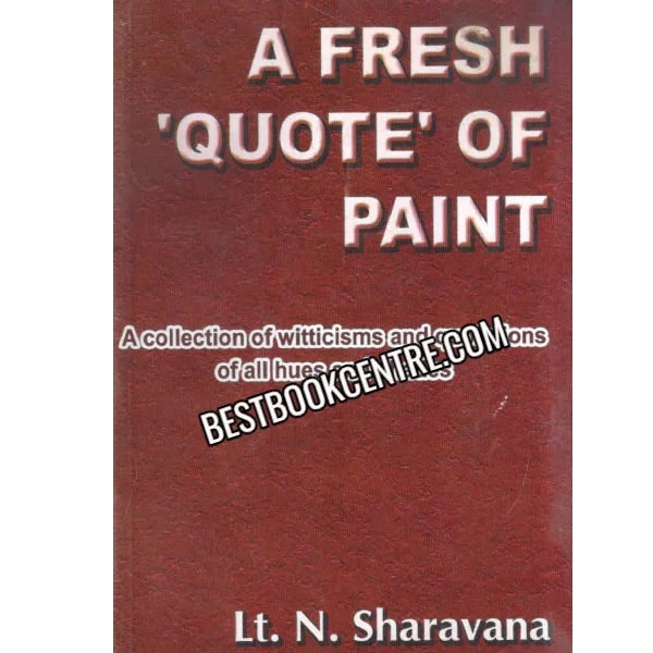 A Fresh Quote of Paint ( First Edition )