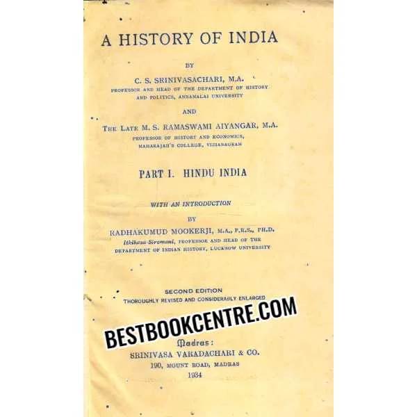 A History of India Part 1 Hindu India
