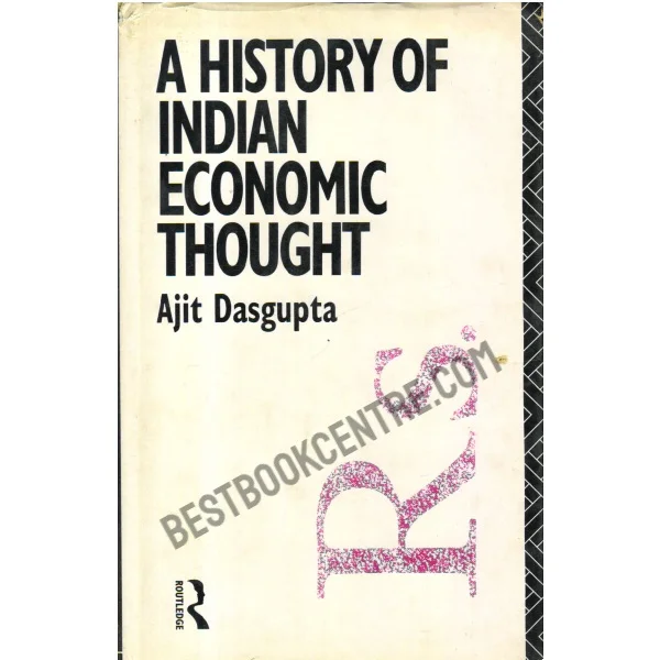 A History of Indian Economic Thought.