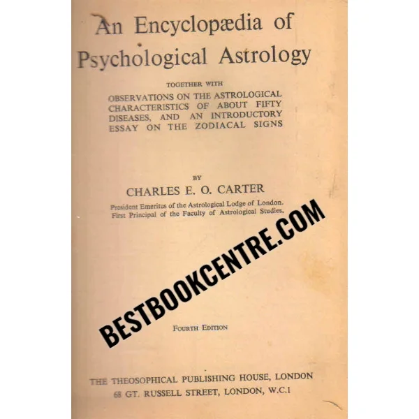 An Encyclopedia of Psychological Astrology
