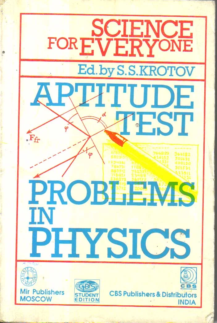 Aptitude Test Problems in Physics