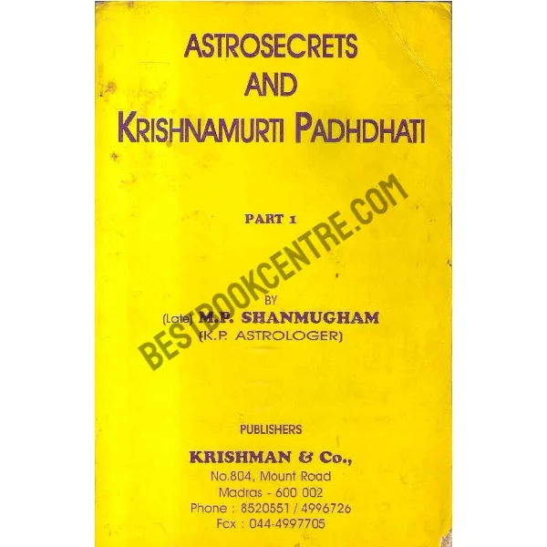 Astrosecrets and Krishnmurti Padhdhati