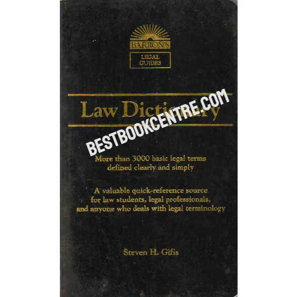 Barrons Law Dictionary