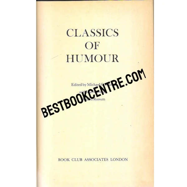 Classics of Humor 1st Edition
