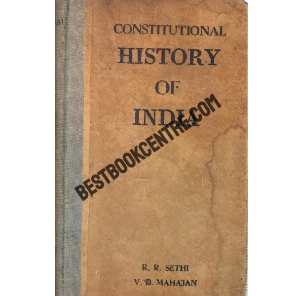 Constitutional History of India