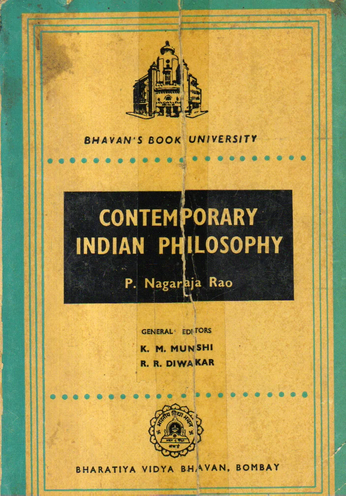 Contemporary Indian Philosophy
