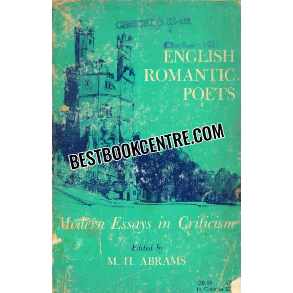English Romantic Poets Modern Essays in Criticism
