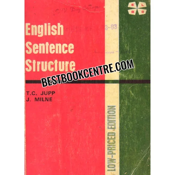 English Sentence Structure ELBS