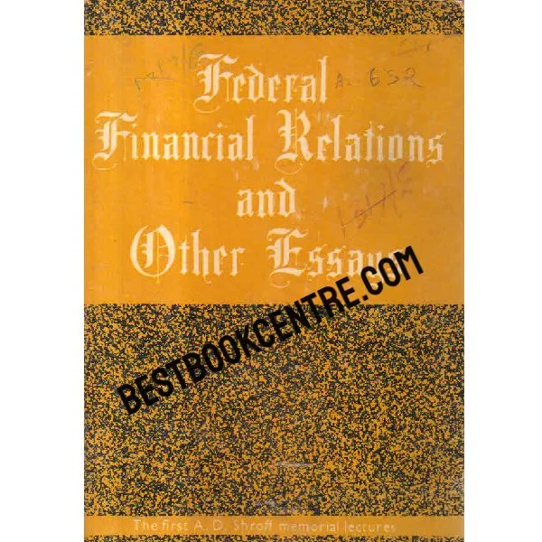 Federal Finacial Relations in India
