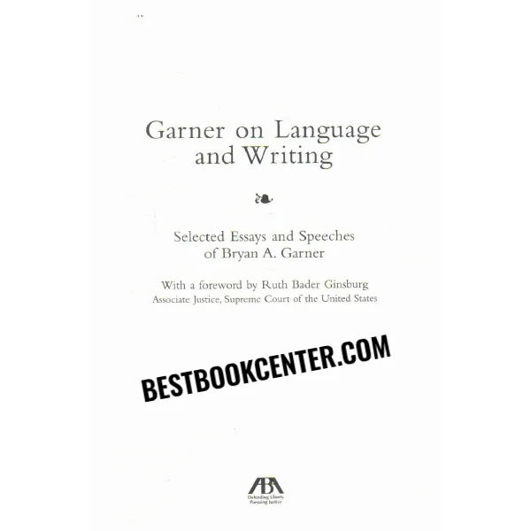 Garner on Language and Writing