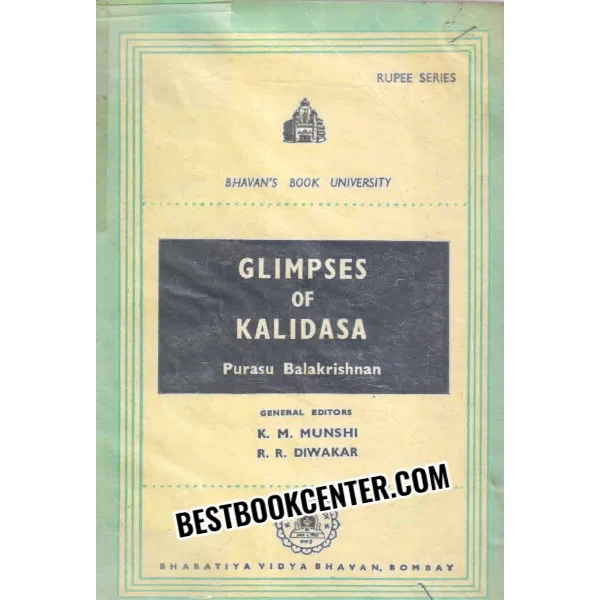 Glimses of Kalidasa 1st Edition