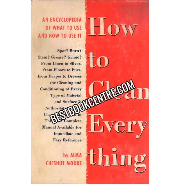 How to Clean Every Thing