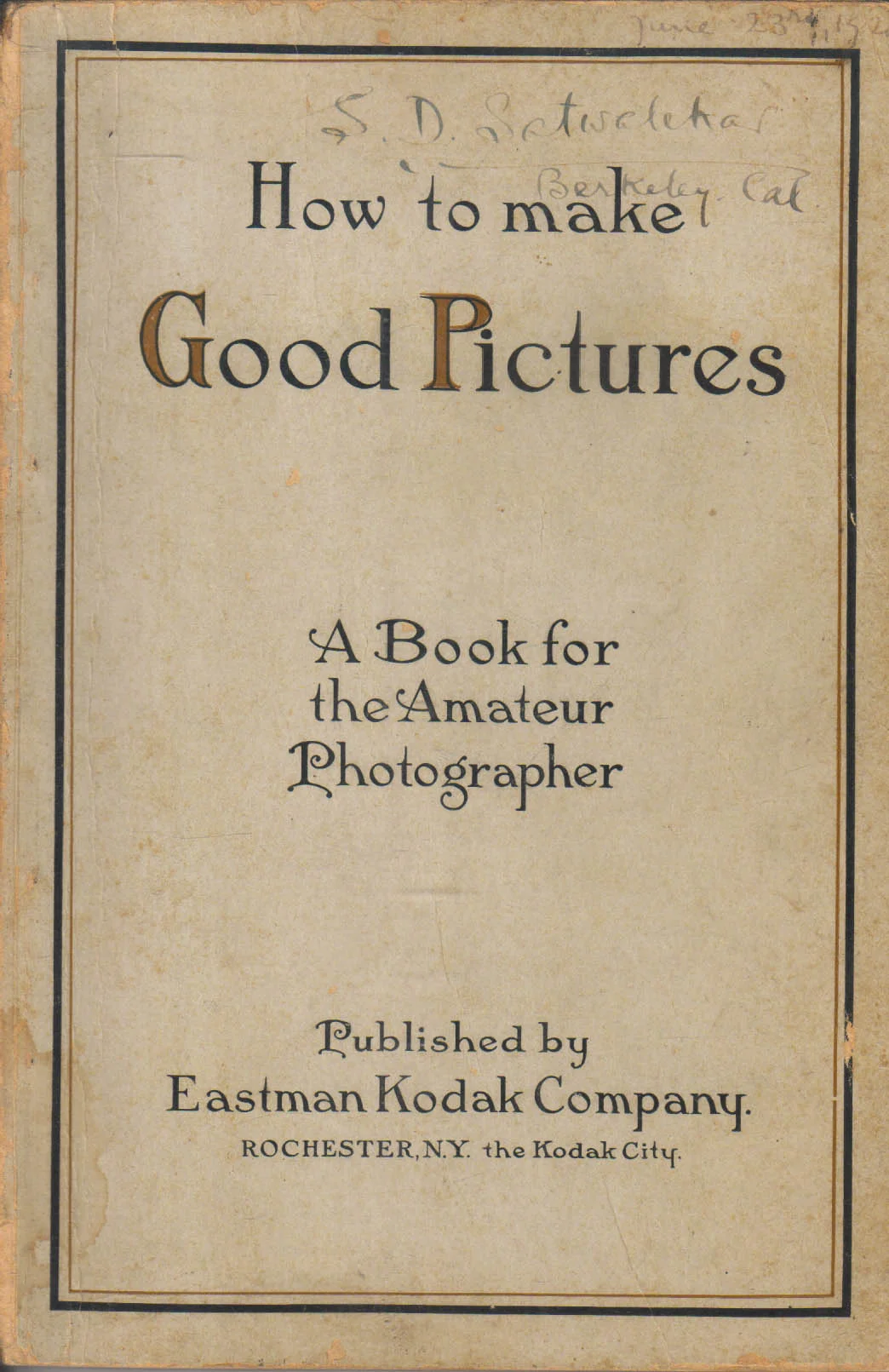 How to Make Good Pictures