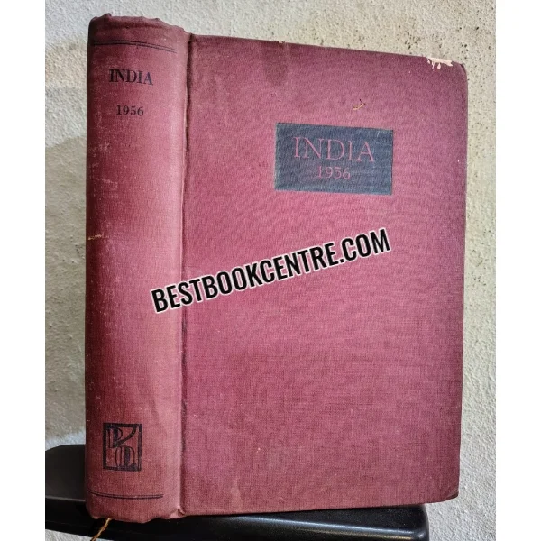 India a Reference Annual 1956 1st Edition