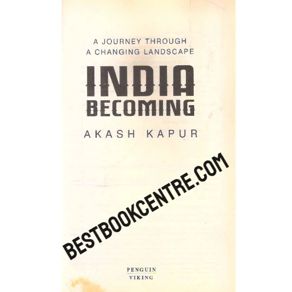 India Becoming 1st Edition