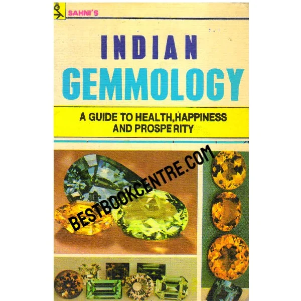 Indian Gemmology 1st Edition