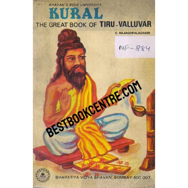 Kural the Great Book of Tiru Valluvar