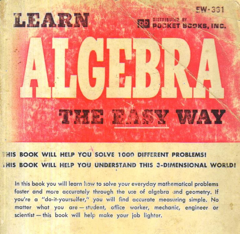 Learn Algebra the Easy Way
