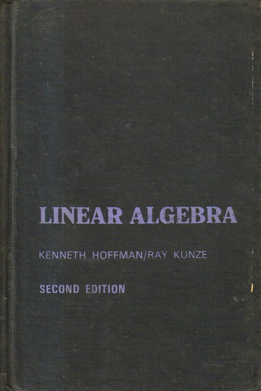 Linear Algebra. 2nd Edition