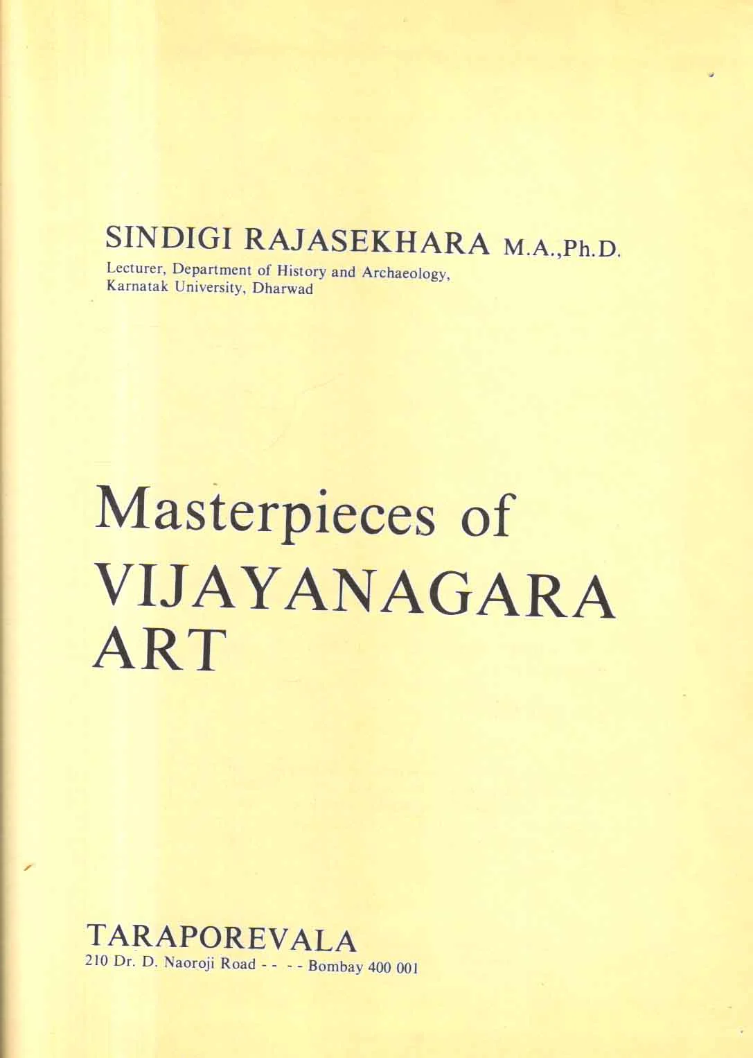 Masterpieces of Vijayanagara Art