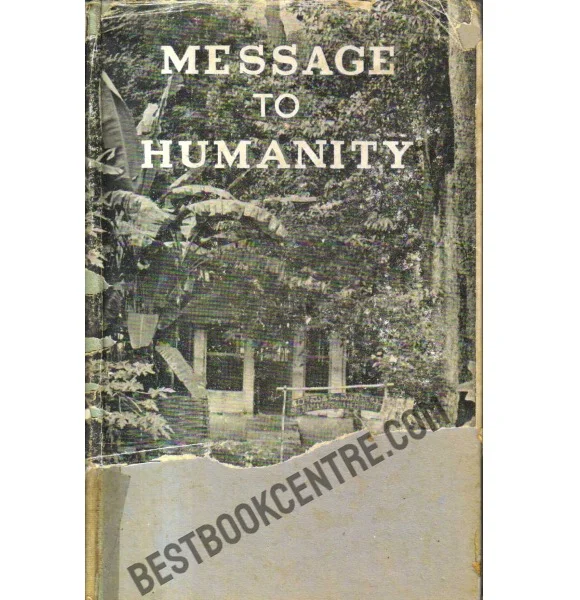 Message to Humanity