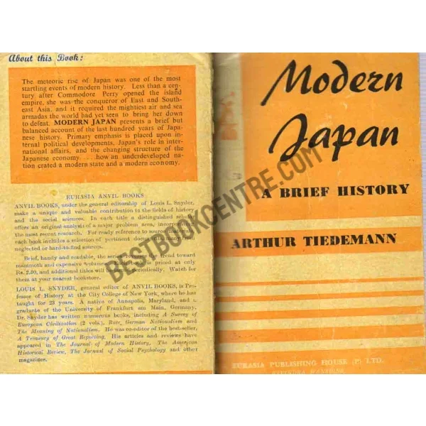 Modern Japan a Brief History.