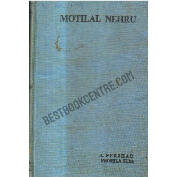 Motilal Nehru 1st Edition