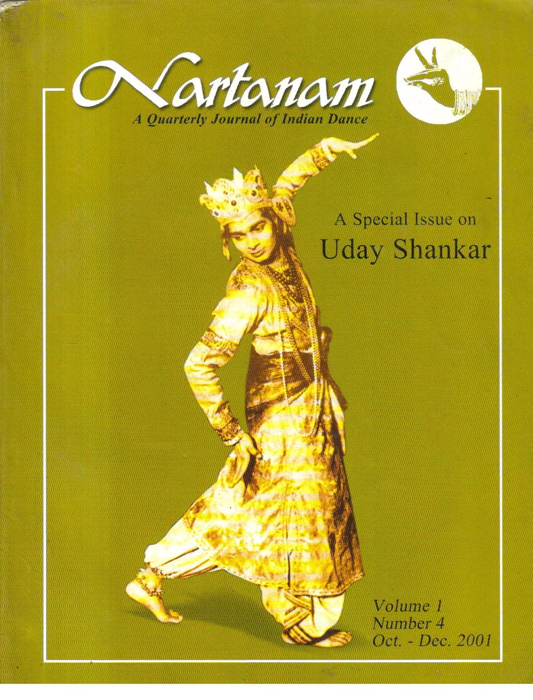 Nartanam a Quarterly Journal of Indian Dance.Vol 1 No 4