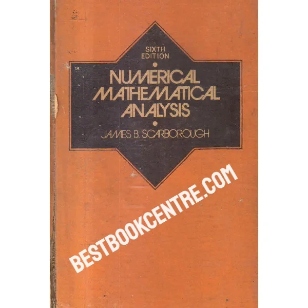 Numerical Mathematical Analysis Sixth Edition