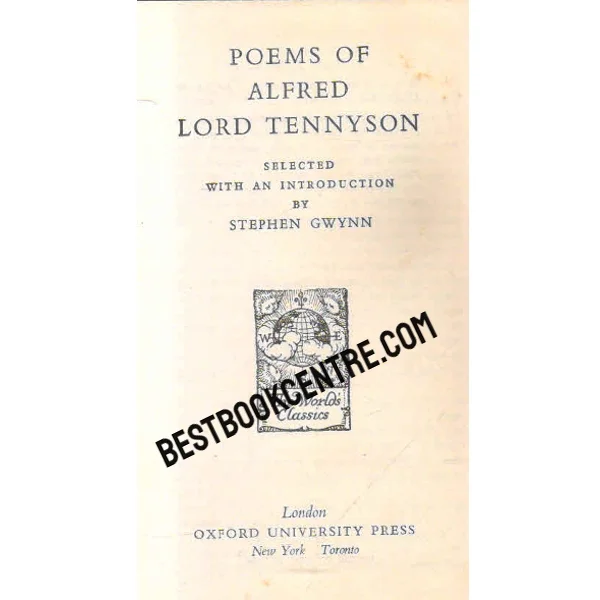Poems of Alfred Lord Tennyson