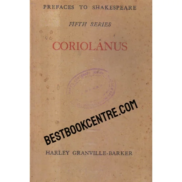 Prefaces to Shakespeare Fifth Series Coriolanus