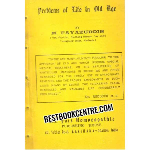 Problems of Life in Old Age