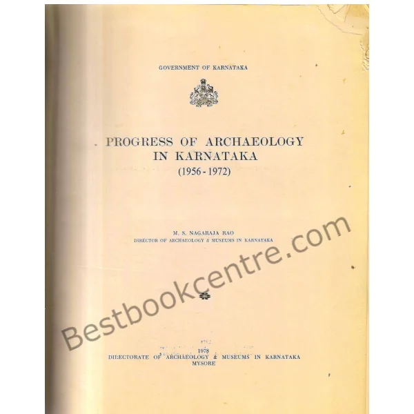 Progress of Archaeology in Karnataka (1956 - 1972)