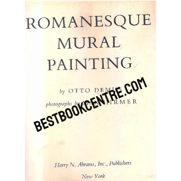 Romanesque Mural Painting 1st Editio