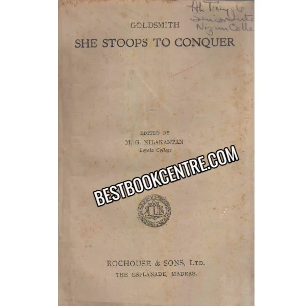 She Stoops to Conquer