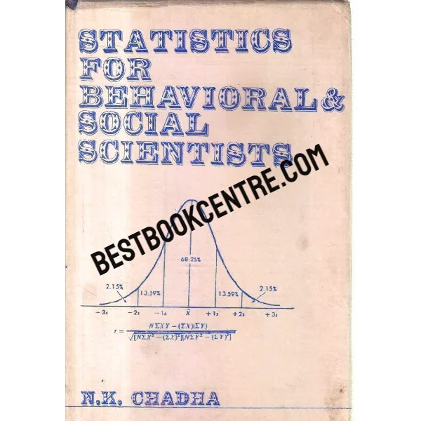 Statistics for Behvioral and Social Scientists (First Edition )