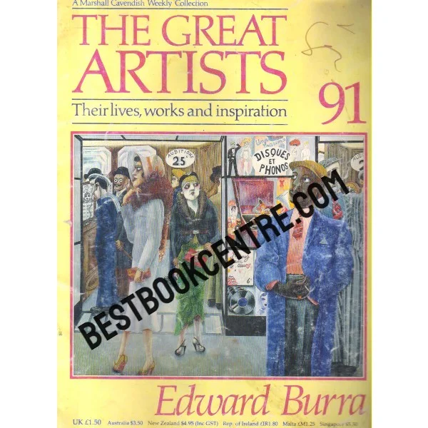 The Great Artists Edward Burra 91 Marshall Cavendish Weekly Collection