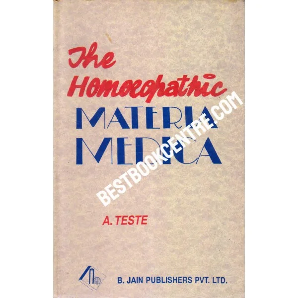 The Homoeopathic Materia Medica
