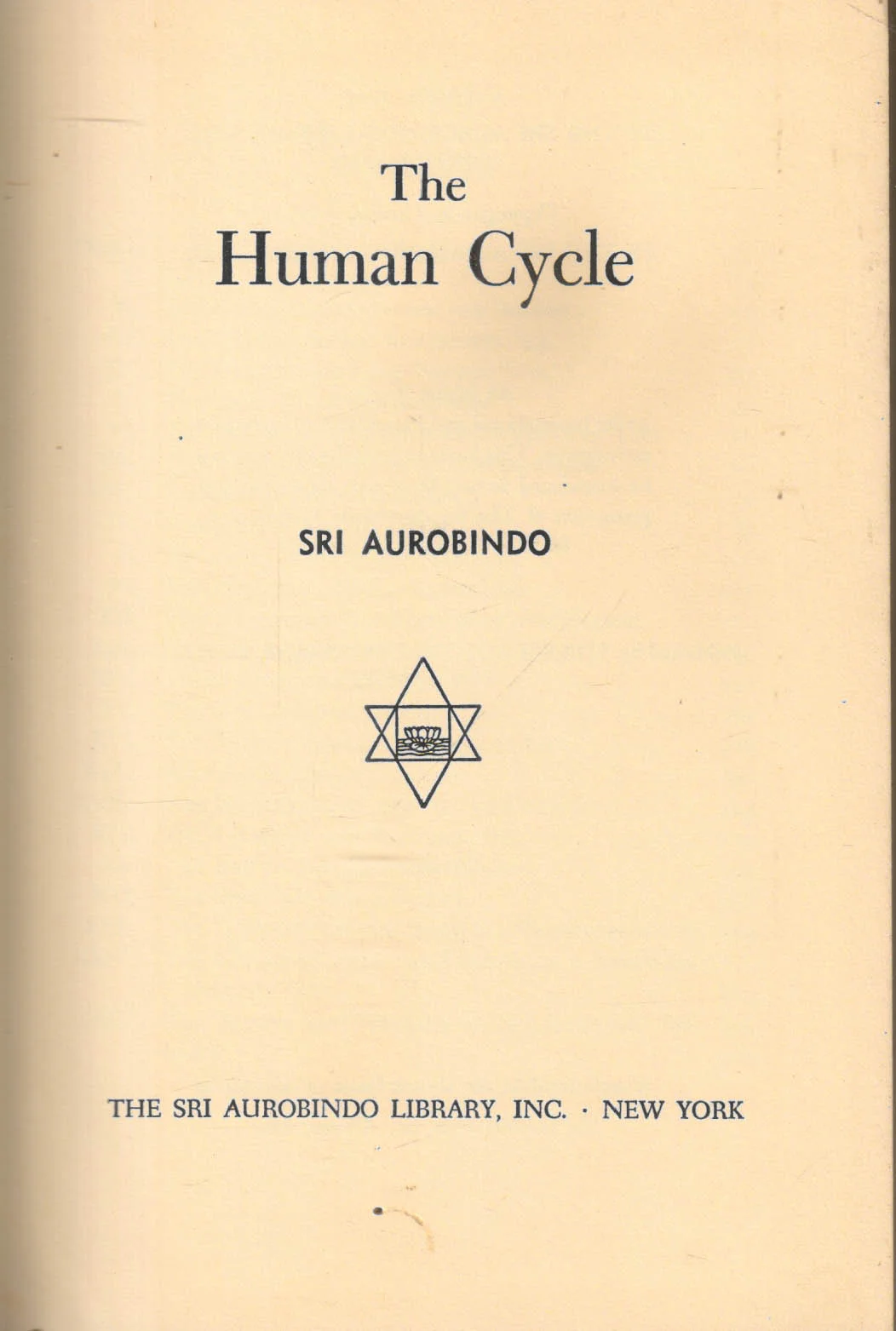 The Human Cycle