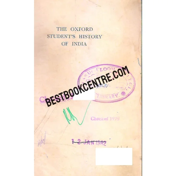 The Oxford Students History of India