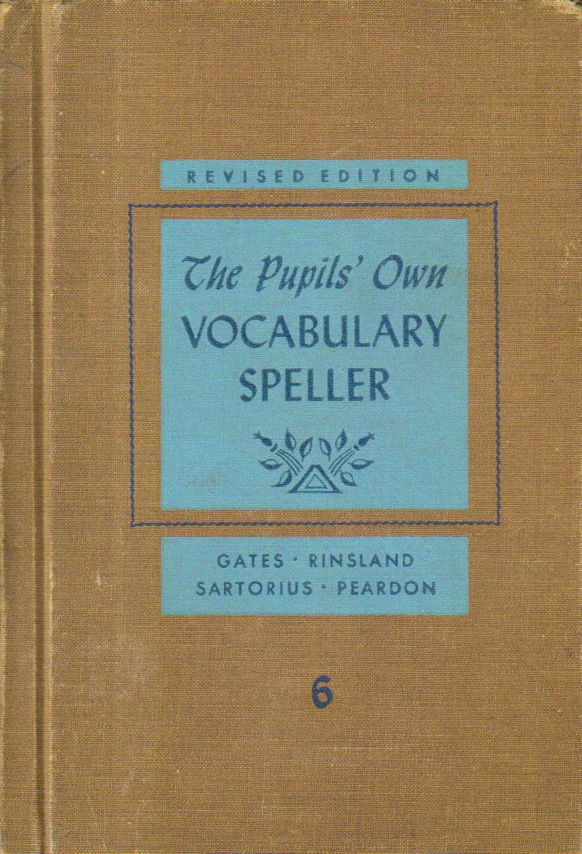 The Pupil' Own Vocabulary Speller