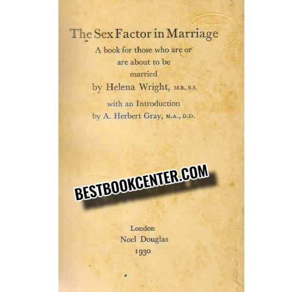 The Sex Factor in Marriage 2nd Edition