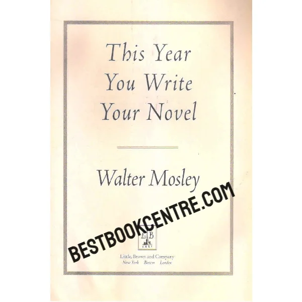 This Year You Writr Your Novel 1st Edition