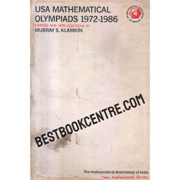 Usa Mathematical Olympiads 1972 1986