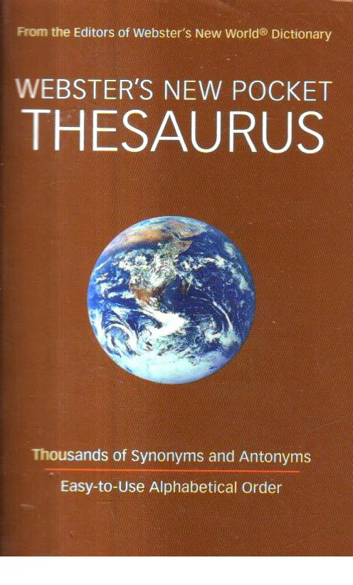 Websters New Pocket Thesaurus