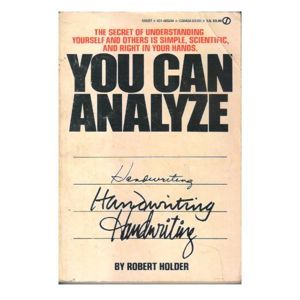 You Can Analyze Handwriting (PocketBook)